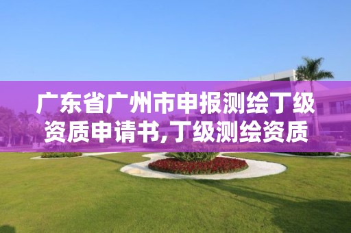 廣東省廣州市申報測繪丁級資質申請書,丁級測繪資質審批機關是。