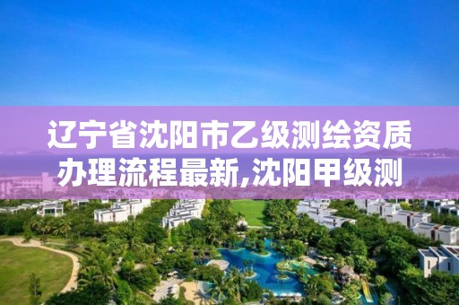 遼寧省沈陽市乙級測繪資質辦理流程最新,沈陽甲級測繪公司