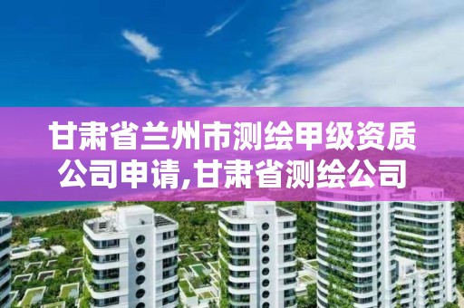 甘肅省蘭州市測繪甲級資質公司申請,甘肅省測繪公司招聘