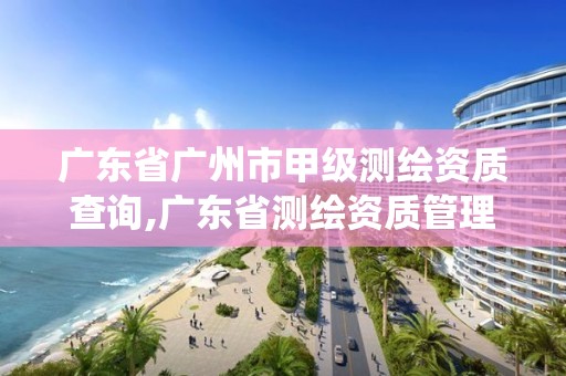 廣東省廣州市甲級測繪資質(zhì)查詢,廣東省測繪資質(zhì)管理系統(tǒng)