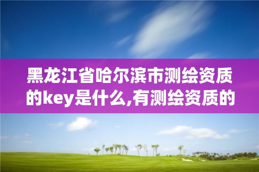 黑龍江省哈爾濱市測繪資質的key是什么,有測繪資質的單位在哪查詢