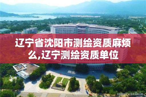 遼寧省沈陽市測繪資質麻煩么,遼寧測繪資質單位