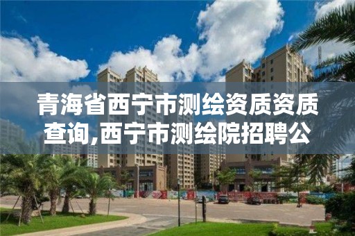 青海省西寧市測繪資質資質查詢,西寧市測繪院招聘公示