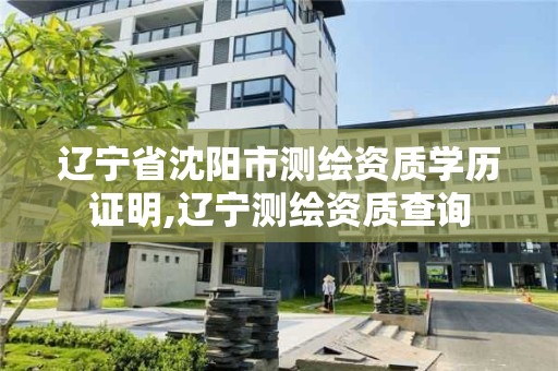 遼寧省沈陽市測繪資質學歷證明,遼寧測繪資質查詢