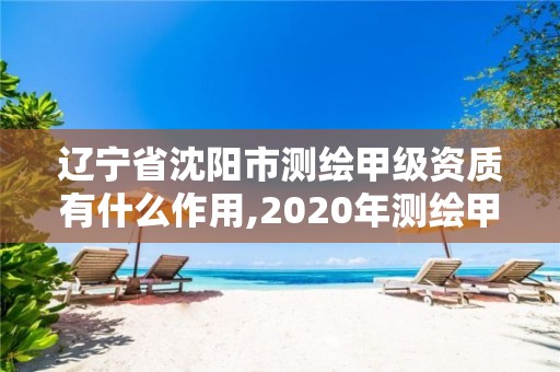 遼寧省沈陽市測繪甲級資質有什么作用,2020年測繪甲級資質條件。