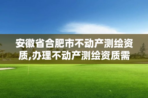 安徽省合肥市不動產測繪資質,辦理不動產測繪資質需要什么條件