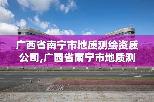 廣西省南寧市地質(zhì)測繪資質(zhì)公司,廣西省南寧市地質(zhì)測繪資質(zhì)公司有哪些