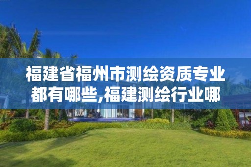 福建省福州市測繪資質專業都有哪些,福建測繪行業哪個待遇最好