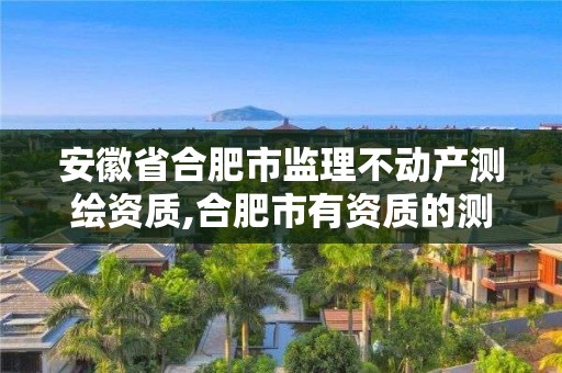 安徽省合肥市監(jiān)理不動產(chǎn)測繪資質(zhì),合肥市有資質(zhì)的測繪公司。