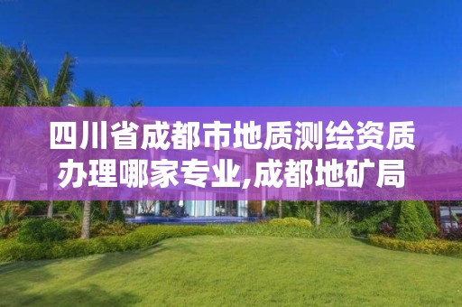 四川省成都市地質測繪資質辦理哪家專業,成都地礦局測繪隊。