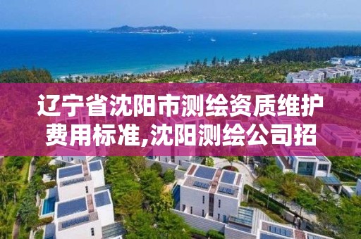 遼寧省沈陽市測繪資質維護費用標準,沈陽測繪公司招聘信息最新招聘