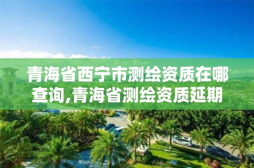 青海省西寧市測繪資質在哪查詢,青海省測繪資質延期公告