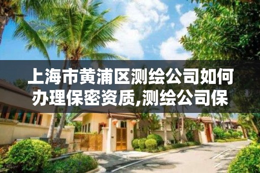 上海市黃浦區測繪公司如何辦理保密資質,測繪公司保密管理機構