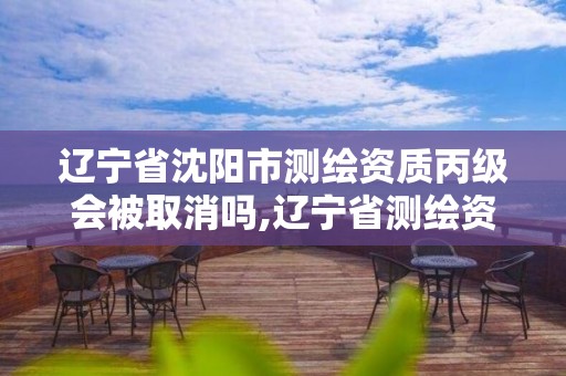 遼寧省沈陽市測繪資質丙級會被取消嗎,遼寧省測繪資質延期。