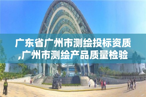 廣東省廣州市測繪投標資質,廣州市測繪產品質量檢驗中心