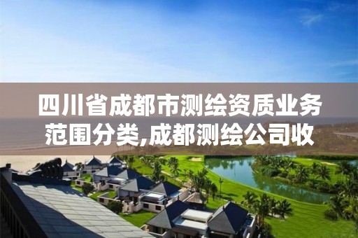 四川省成都市測繪資質業務范圍分類,成都測繪公司收費標準。