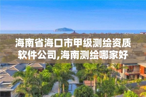 海南省海口市甲級測繪資質軟件公司,海南測繪哪家好