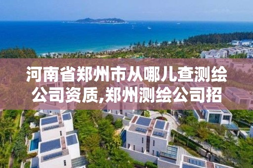 河南省鄭州市從哪兒查測繪公司資質,鄭州測繪公司招聘。