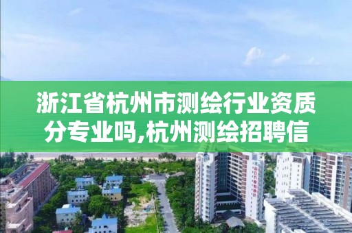 浙江省杭州市測繪行業資質分專業嗎,杭州測繪招聘信息