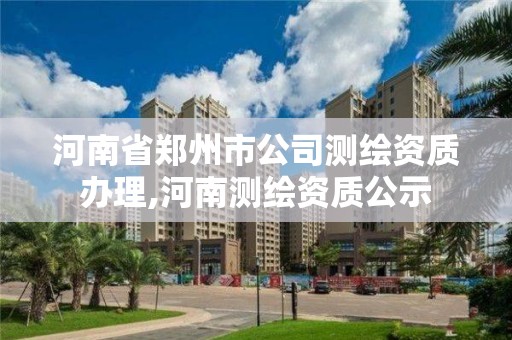 河南省鄭州市公司測繪資質(zhì)辦理,河南測繪資質(zhì)公示