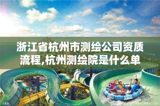 浙江省杭州市測繪公司資質流程,杭州測繪院是什么單位