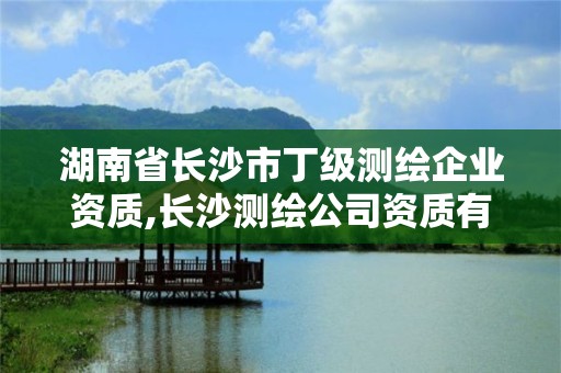 湖南省長沙市丁級測繪企業(yè)資質(zhì),長沙測繪公司資質(zhì)有哪家