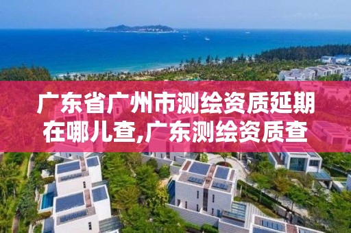 廣東省廣州市測繪資質延期在哪兒查,廣東測繪資質查詢。