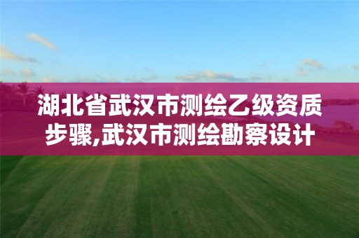 湖北省武漢市測繪乙級資質步驟,武漢市測繪勘察設計甲級資質公司