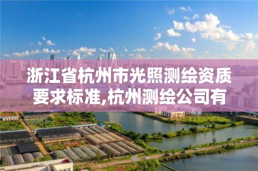 浙江省杭州市光照測繪資質要求標準,杭州測繪公司有哪幾家。