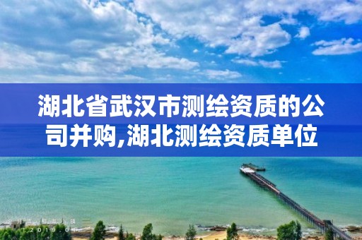 湖北省武漢市測繪資質的公司并購,湖北測繪資質單位