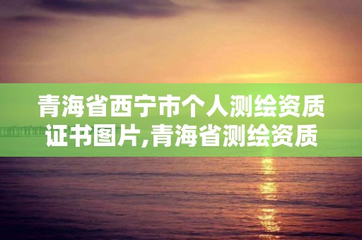 青海省西寧市個人測繪資質證書圖片,青海省測繪資質延期公告。