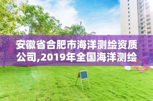 安徽省合肥市海洋測繪資質(zhì)公司,2019年全國海洋測繪甲級資質(zhì)單位。