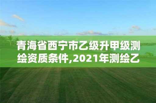 青海省西寧市乙級升甲級測繪資質條件,2021年測繪乙級資質申報條件。