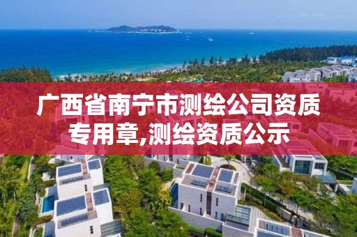 廣西省南寧市測繪公司資質專用章,測繪資質公示