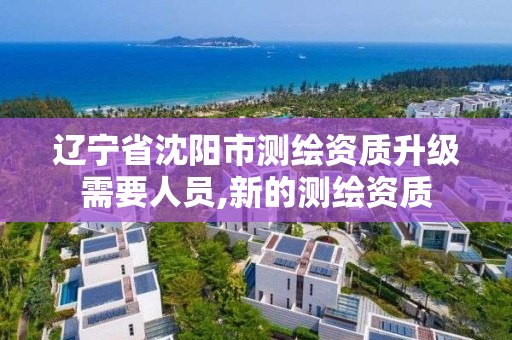 遼寧省沈陽市測繪資質升級需要人員,新的測繪資質