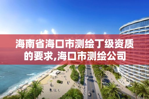 海南省海口市測繪丁級資質的要求,海口市測繪公司