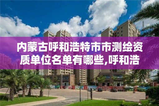 內蒙古呼和浩特市市測繪資質單位名單有哪些,呼和浩特測繪局屬于什么單位管理