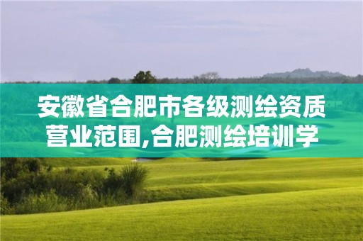 安徽省合肥市各級測繪資質營業范圍,合肥測繪培訓學校。