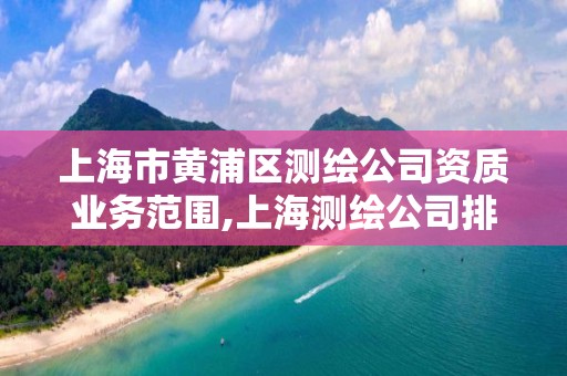 上海市黃浦區測繪公司資質業務范圍,上海測繪公司排名名單。