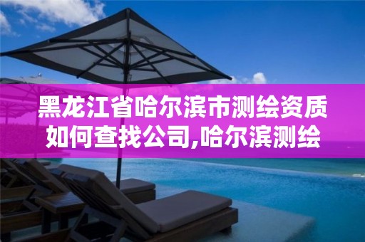 黑龍江省哈爾濱市測繪資質如何查找公司,哈爾濱測繪地理信息局