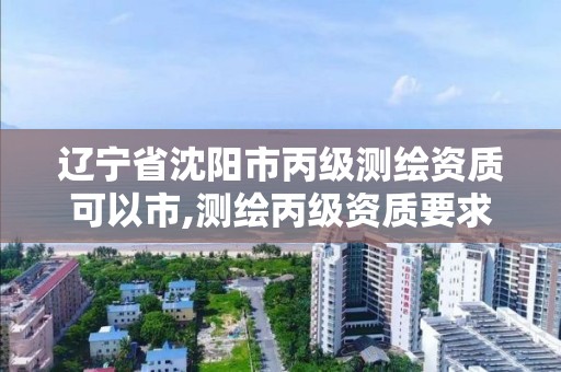 遼寧省沈陽市丙級測繪資質可以市,測繪丙級資質要求