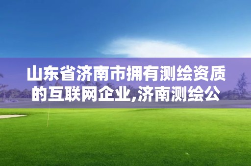 山東省濟南市擁有測繪資質的互聯網企業,濟南測繪公司招聘