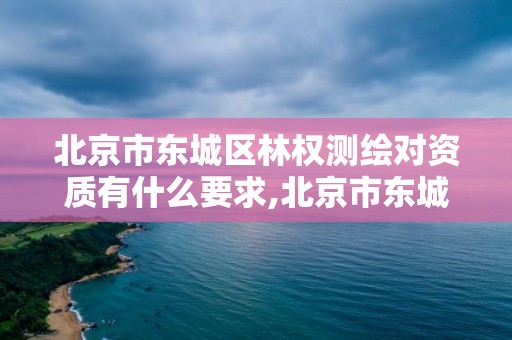 北京市東城區林權測繪對資質有什么要求,北京市東城區林權測繪對資質有什么要求嘛。