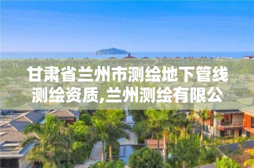 甘肅省蘭州市測繪地下管線測繪資質,蘭州測繪有限公司