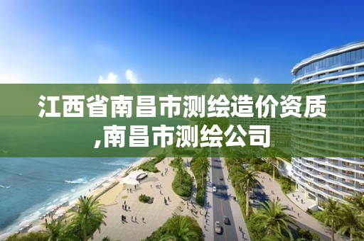 江西省南昌市測繪造價資質,南昌市測繪公司