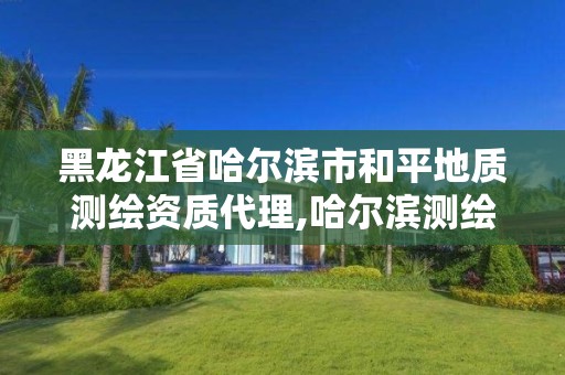 黑龍江省哈爾濱市和平地質(zhì)測繪資質(zhì)代理,哈爾濱測繪勘察研究院怎么樣。