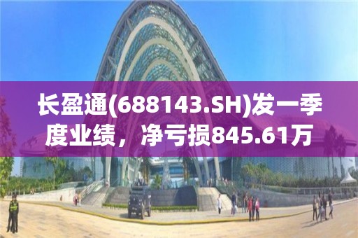 長盈通(688143.SH)發一季度業績，凈虧損845.61萬元