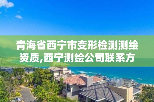 青海省西寧市變形檢測測繪資質,西寧測繪公司聯系方式