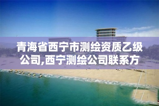 青海省西寧市測繪資質乙級公司,西寧測繪公司聯系方式