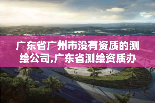 廣東省廣州市沒有資質的測繪公司,廣東省測繪資質辦理流程